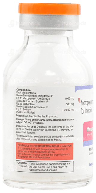 Meropace S 1.5 GM Injection 20 ML